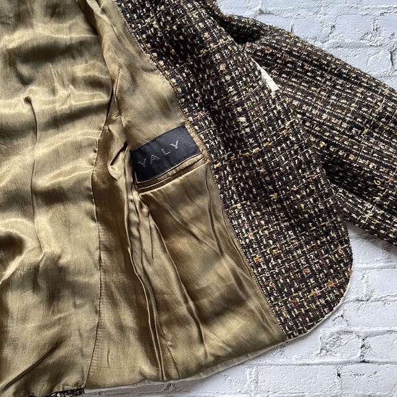 VINTAGE | Yaly single breasted cropped tweed jacket - Picture 7 of 10